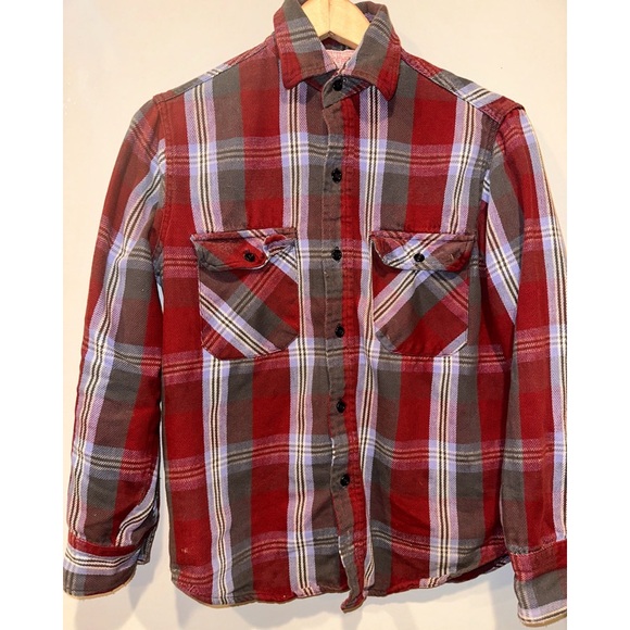 Frost-Proof Plaid Long-Sleeved Flannel Cotton Buttoned Down Boyfriend Style Top - Picture 4 of 16